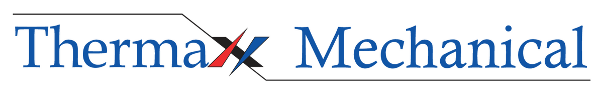 Thermaxx Mechanical Logo Thermaxx Mechanical company logo featuring a modern design with blue text and a red and black accent symbolizing precision and reliability.